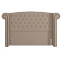 Ver imagem 1 de Cabeceira Cama Box Casal Queen 160cm Provença Linho Bege