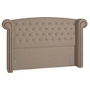 Ver imagem 4 de Cabeceira Cama Box Casal Queen 160cm Provença Linho Bege