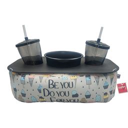 Almofada Geek para Filmes + Porta Pipoca + Copos Sorvete - 3