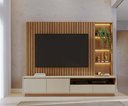 Ver imagem 2 de Estante Home Theater Cancún Freijó Off White Matte - Colibri