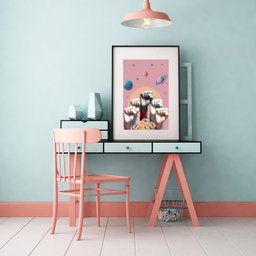 Quadro a União Faz a Força - 60x48cm:madeira Branca - 1