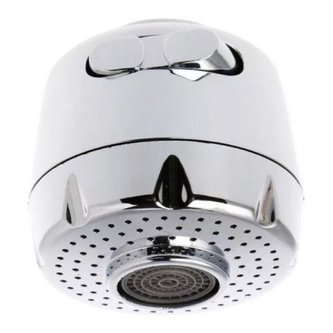 Bico Arejador para Torneira Gourmet Duplo Jato Abs Cromado