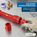 Ver imagem 5 de Chave Hidráulica Multifuncional 8 em 1 para Pias Torneiras e Lavatórios com Nível e Extrator de Rosc