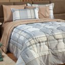 Ver imagem 4 de Kit Edredom Ravena Caqui Casal Padrão 03 Peças - Dupla Face Percal 200 Fios DOURADOS ENXOVAIS