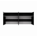 Ver imagem 6 de Balcões para Recepção Atendimento Escritório 240 Cm F5 Cor:cinza Sagrado com Preto