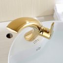 Ver imagem 3 de Torneira Pia Banheiro Lavabo Monocomando Dourada Exclusiva