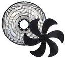 Ver imagem 1 de Grade Traseira Hélice Ventilador Mondial 40cm. NVT40 VPS40 VTX40 VT41 NVT41 BMV03 VPS44 VT42