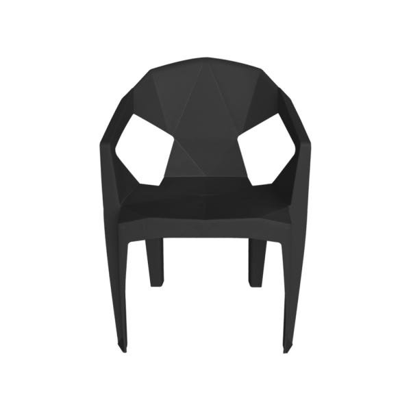 Kit 2 Cadeiras New Alegra 3D Preta - 3