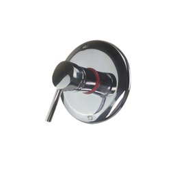 Registro Monocomando Misturador Banheiro Cromado Base Chuveiro Redondo Banheira - 1