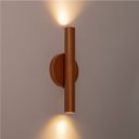 Ver imagem 6 de Arandela Tubo Cilindro Cobre 30cm 2 Fachos + 2 Led Mr11 Br.quente St2773