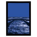 Ver imagem 3 de Quadro decorativo Canal 5 Azul 45x33cm (Moldura preta)