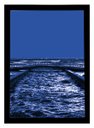 Ver imagem 3 de Quadro decorativo Canal 5 Azul 45x33cm (Moldura preta)