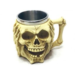 Caneca - Caveira - 450ml - Lextack LXT951B - 1 Caneca - Caveira - 450ml - Lextack LXT951B - 1