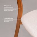 Ver imagem 6 de Kit 6 Cadeiras Madeira Maciça Estofadas Ceci CabeCasa MadeiraOriginals