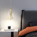 Ver imagem 5 de Luminária Pendente 5 Watts Led 3 Cores Acrílico Metal Lustre Teto Gimpo Kjdd-l-013:dourada