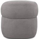 Ver imagem 7 de Kit 2 Poltronas Giratórias Sala de Estar Living Orgânico Carmen F04 Veludo Cinza - Lyam Decor