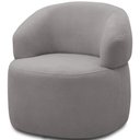 Ver mais imagens de Kit 2 Poltronas Giratórias Sala de Estar Living Orgânico Carmen F04 Veludo Cinza - Lyam Decor