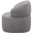 Ver imagem 6 de Kit 2 Poltronas Giratórias Sala de Estar Living Orgânico Carmen F04 Veludo Cinza - Lyam Decor