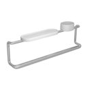 Ver imagem 1 de Barra de Apoio com Prateleira e Porta Objetos 70cm Cromado - Deca