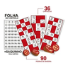 Jogo De Mesa Bingo Tabuleiro Pedra Numerada Cartela Diversão - 4