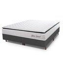 Ver imagem 1 de Cama Box Queen Hellen Molas Ensacadas Yaris Pillow Top Branco