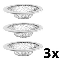 Ralo para Pia Inox Alumínio Médio Astra 3 Unidades - 3