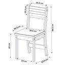 Ver imagem 4 de Mesa de Jantar 4 Lugares Penha Mel/nude - Pnr Móveis
