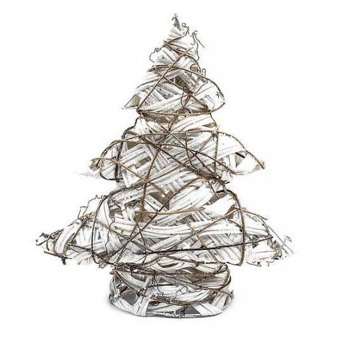 Mini Arvore Aramada 30x29x7,5cm Branca