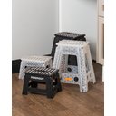 Ver imagem 5 de Banqueta Banquinho Dobrável Antiderrapante Preta 32x25x22cm