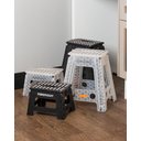 Ver imagem 5 de Banqueta Banquinho Dobrável Antiderrapante Preta 32x25x22cm