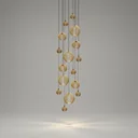 Ver imagem 3 de Lustre Pendente para Sala Pé Direito Duplo Big Boss Marfim