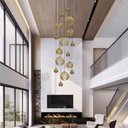 Ver imagem 7 de Lustre Pendente para Sala Pé Direito Duplo Big Boss Marfim