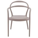 Ver imagem 6 de Cadeira Tramontina Sissi Summa em Polipropileno e Fibra de Vidro com Braços Camurça Tramontina