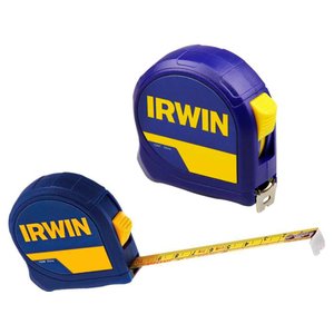 Trena Irwin 5m Standard com Fita de Aço Botão de Trava Iw13947