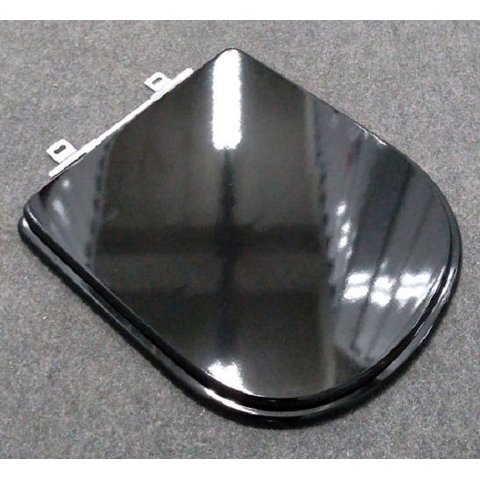 Tampa De Vaso Sanitário Laqueado Vogue Plus Deca Preto