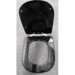 Tampa De Vaso Sanitário Laqueado Vogue Plus Deca Preto - 4