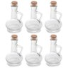 Kit 6 Galheteiros Pote Vidro Tampa Rolha 230ml para Azeite Lyor Restaurantes a La Carte - 1
