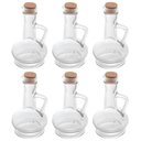 Ver imagem 1 de Kit 6 Galheteiros Pote Vidro Tampa Rolha 230ml para Azeite Lyor Restaurantes a La Carte