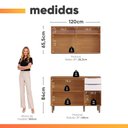 Ver imagem 4 de Armário de Cozinha Compacta 5 Portas 2 Gavetas 100% MDF Reflecta Clara