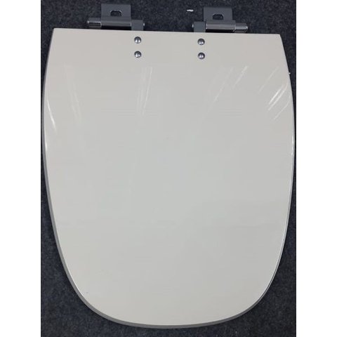Tampa de Vaso Sanitário Poliéster Monte Carlo para Deca Creme
