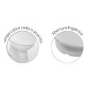 Ver imagem 6 de Tampa de Vaso Sanitário Almofadado Universal Oval Verde