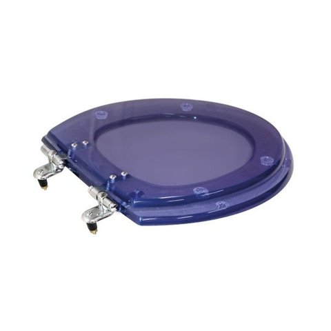 Tampa De Vaso Sanitário Poliéster Universal / Oval Lilás