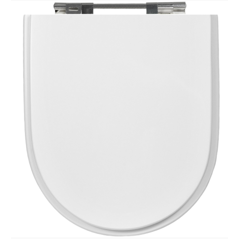 Tampa de Vaso Sanitário Laqueado Riviera / Smart Bco Celite