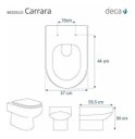 Ver imagem 4 de Tampa de Vaso Sanitário Poliéster Carrara P/Deca Preto