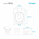Ver imagem 2 de Tampa de Vaso Sanitário Laqueado Ibiza para Incepa Branco