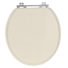 Tampa de Vaso Sanitário Universal Laqueado Biscuit Bege - 1