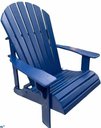 Ver imagem 2 de Cadeira Pavão Adirondack Jardim Externa Azul Del Rey Azul Del Rey