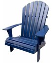 Ver imagem 3 de Cadeira Pavão Adirondack Jardim Externa Azul Del Rey Azul Del Rey