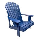 Ver imagem 1 de Cadeira Pavão Adirondack Jardim Externa Azul Del Rey Azul Del Rey