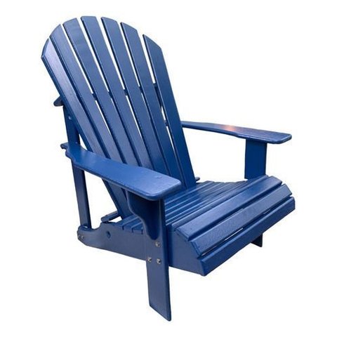 Cadeira Pavão Adirondack Jardim Externa Azul Del Rey Azul Del Rey